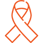 orange ribbon icon