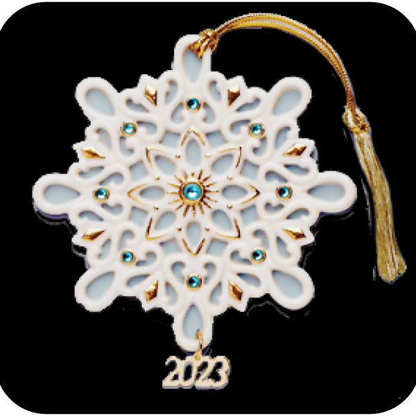 Tree of Love Snow Flake Ornament