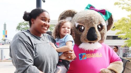 Release to Remember Koala Mascot