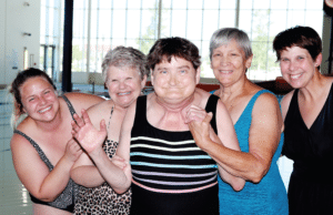 Cedar Valley Hospice Team at a Pool