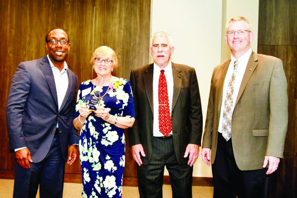 Gloria Spiegel with mayors