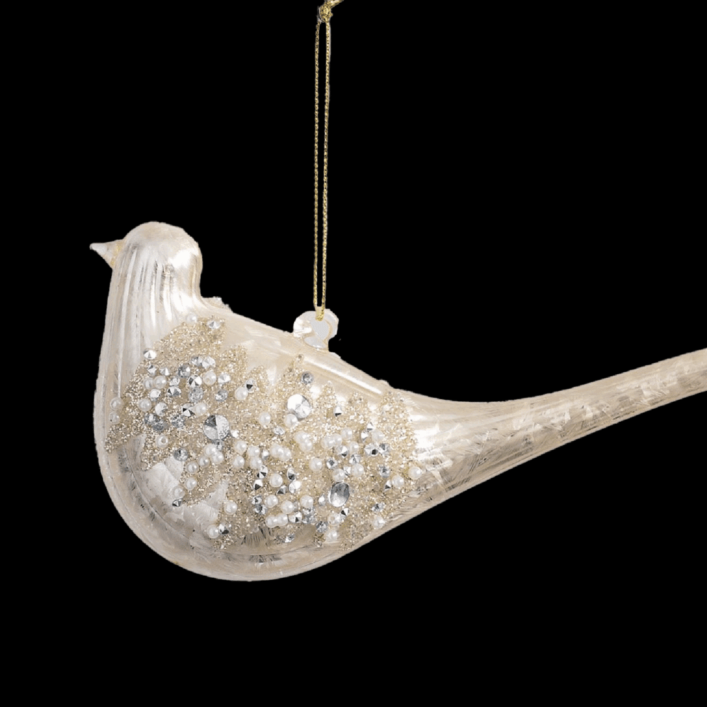 Pearl Beaded Dove - Available for $200